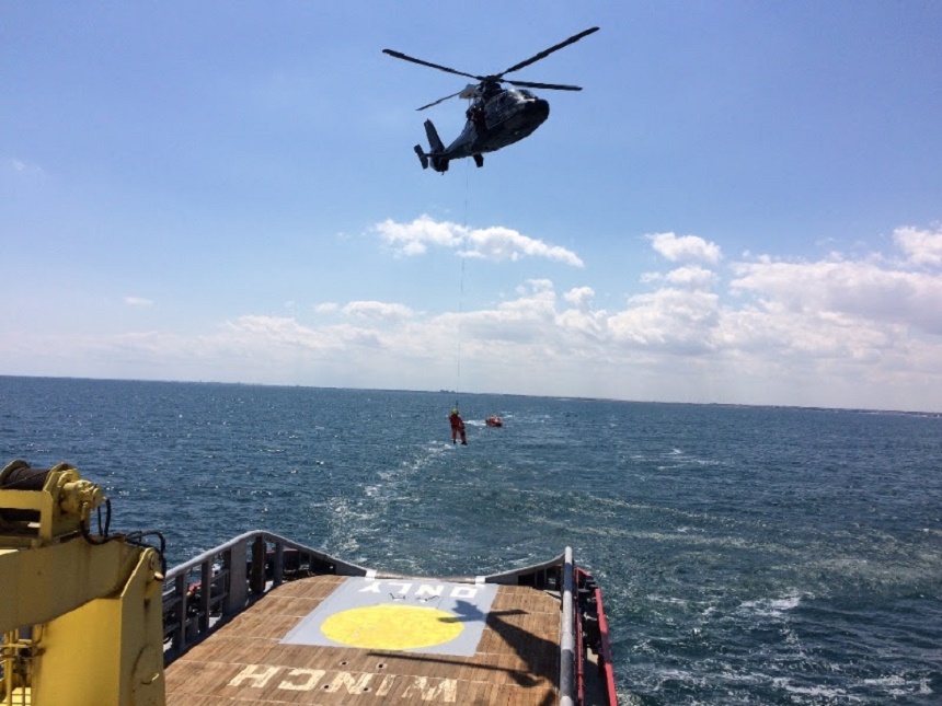 Primul serviciu integrat aero-naval profesionist de căutare - salvare din România, lansat la Tuzla