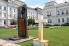 Zone importante din Arad, inclusiv monumente, acoperite cu un strat de rugină, de la apa din foraje folosită la irigaţii - FOTO