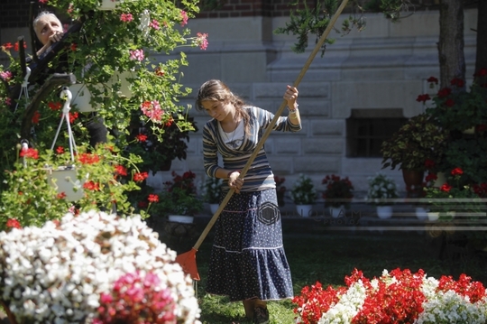 Pregătiri la Curte de Argeş pentru înmormântarea reginei Ana (Foto: Inquam Photos / George Călin)