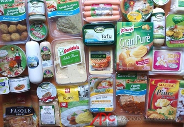 APC: Aditivi periculoşi pentru sănătate în produsele de post, unul din cinci alimente conţine câte doi conservanţi