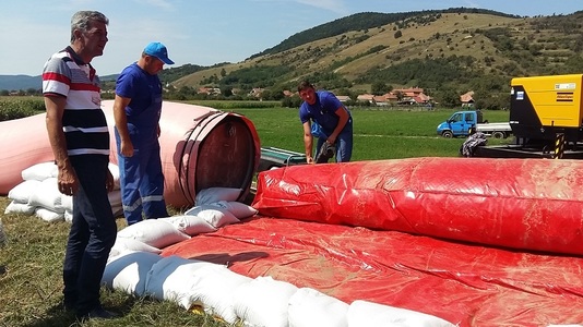 Cea mai amplă simulare a unei intervenţii la inundaţii din România, organizată într-o comună din Alba