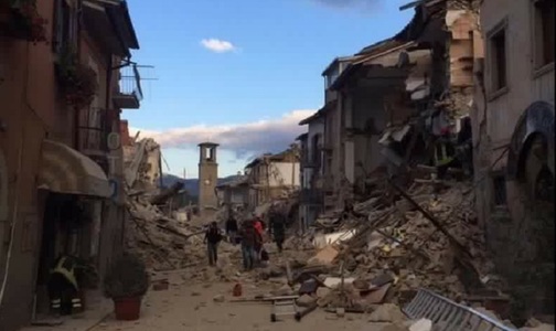Zi de doliu în România pentru victimele cutremurului din Italia