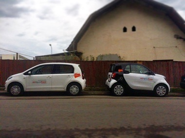 REPORTAJ: Aproximativ o sută de clujeni şi-au pus maşinile ”la comun” în primul serviciu Be Pony din ţară: E un pas în direcţia bună, spre ideea de smart city