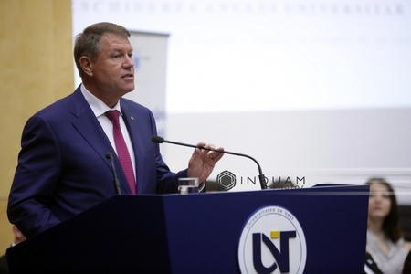 Iohannis: Domeniul universitar nu e imaginabil fără cercetare. Dacă nu reuşim să rămânem competitivi, o să cădem la nivelul de consumatori