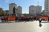 Vaslui: Peste 200 de poştaşi au protestat în Piaţa Civică şi au mărşăluit prin oraş, nemulţumiţi, în special, de nivelul salariilor - FOTO
