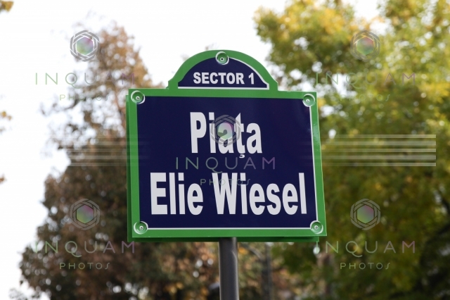 Piaţa Elie Wiesel, inaugurată în Capitală