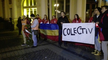 Aproximativ 300 de persoane, la un marş al tăcerii în Sibiu, în memoria victimelor din Colectiv; la Catedrala Mitropolitană a avut loc o slujbă