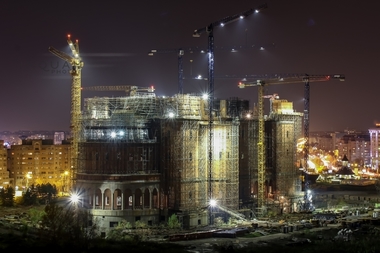 GALERIE FOTO: Lucrările la Catedrala Mânturii Neamului, în imagini inedite