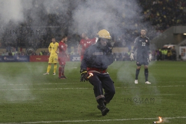 Desfăşurare de forţe fără precedent ale Ambulanţei la Arena Naţională - peste 70 de medici şi asistenţi; 14 intervenţii medicale pe stadion