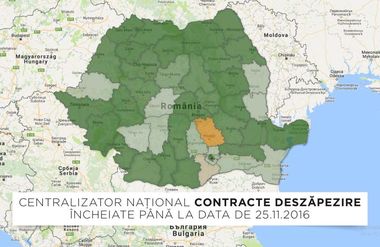 Situaţia contractelor de deszăpezire la nivel naţional: Nouă judeţe nu au contracte în vigoare pentru această iarnă