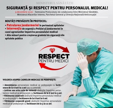 Jandarmii vor patrula în zona spitalelor şi vor interveni în cazul agresiunilor împotriva medicilor sau asistentelor