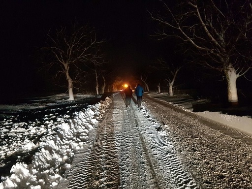 Persoanele înzăpezite în zona graniţei cu Bulgaria, la Negru Vodă, salvate de autorităţi şi aduse în ţară - VIDEO