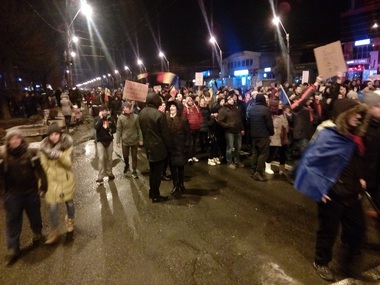 Aproximativ 7.000 de persoane au mărşăluit pe străzile muncipiului Galaţi