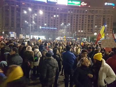 În Piaţa Victoriei din Capitală este anunţat duminică "cel mai mare protest faţă de OUG"