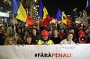 A şasea duminică de proteste s-a încheiat la Palatul Parlamentului: "CCR, sluga PSD", "Cuib de hoţi şi de mafioţi"