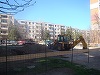 Constanţa: Scandal la un protest pe tema ridicării unei biserici între blocuri, între oamenii care se opun construcţiei şi cei care o aprobă - FOTO


