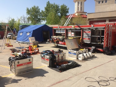 Autospeciale pentru tratamente hiperbarice în caz de înec sau intoxicaţie cu monixid de carbon, tabără mobilă pentru persoane sinistrate, morgă mobilă - printre viitoarele dotări ale IGSU