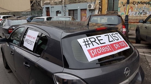 Protest pe roţi faţă de modificările la legea graţierii anunţat pentru joi, în jurul Palatului Parlamentului