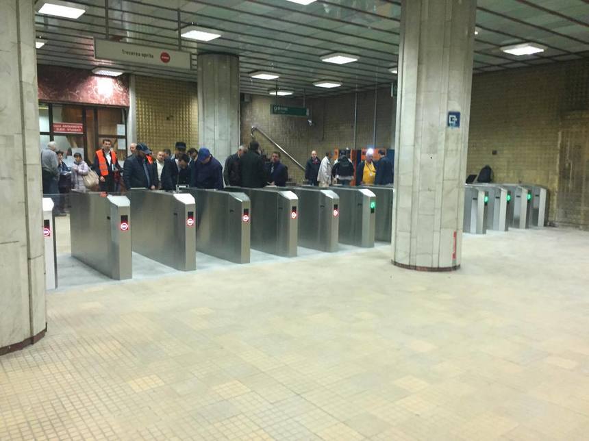 Metrorex anunţă închiderea căilor de acces în alte cinci staţii de metrou, pentru modernizare, începând din 10 mai