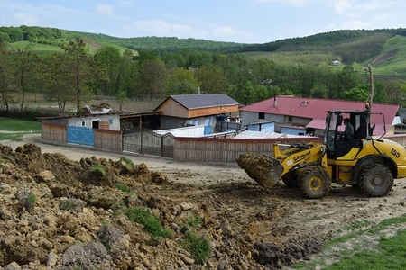 Vaslui: Autorităţile vor planta 10.000 de puieţi de salcâm în zona alunecărilor de teren din Ligurari, unde două case sunt în pericol