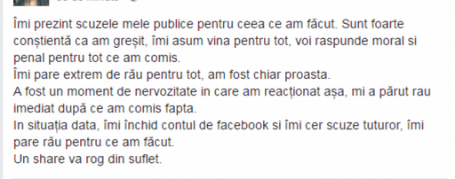 Doi tineri din înregistrarea în care o adolescentă e bătută îşi cer scuze. Una dintre agersoare: Am fost chiar proastă. Băiatul care a stropit-o pe victimă: Promit să stau pe treaba mea