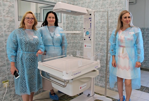 Spitalul Mangalia a primit de la organizaţia Salvaţi Copiii aparatură de 9.000 de euro, vitală în tratarea bebeluşilor prematuri