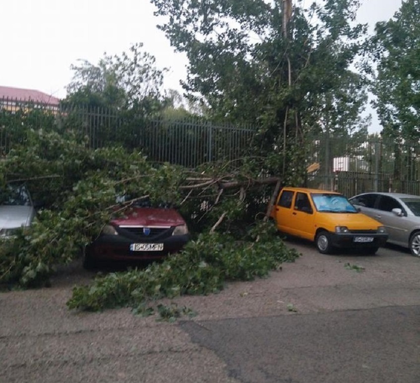 ANM: Cod portocaliu de furtună în judeţele Iaşi, Bacău şi Suceava, alte zece judeţe fiind sub cod galben în următoarele ore