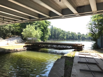 Primăria Capitalei: Bucureştenii vor putea traversa în siguranţă lacul Herăstrău, pasarela din vecinatatea podului CFR va fi gata într-o săptămână 