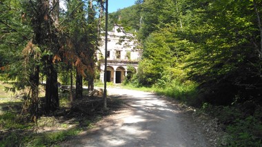 REPORTAJ: Un monument de arhitectură al staţiunii Moneasa, Vila Nufărul, unde s-au amenajat primele băi termale, a ajuns o ruină, fiind abandonat de 27 de ani - FOTO