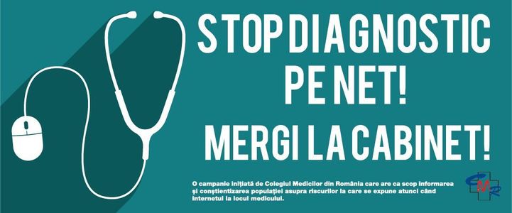 Campania ”Stop diagnostic pe net! Mergi la Cabinet!”, lansată de Colegiul Medicilor, care atrage atenţia că multe persoane ajung la doctor în stadiul tardiv al bolii - VIDEO