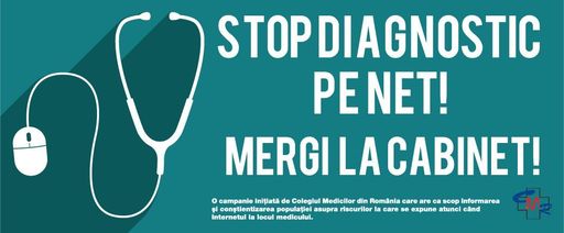 Campania ”Stop diagnostic pe net! Mergi la Cabinet!”, lansată de Colegiul Medicilor, care atrage atenţia că multe persoane ajung la doctor în stadiul tardiv al bolii - VIDEO