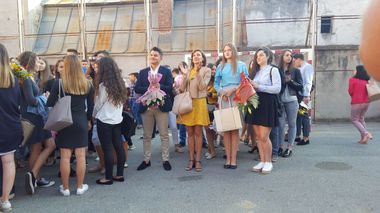 UPDATE - Carmen Iohannis, la deschiderea anului şcolar la Colegiul ”Gheorghe Lazăr” din Sibiu, unde este profesoară: Nu renunţ la iubirea vieţii mele, şcoala. FOTO/VIDEO