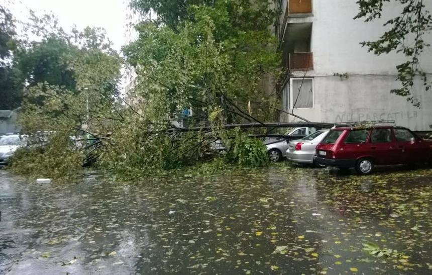 Timişoara: 11 persoane, între care doi copii, internaţi la spital, după ce au fost răniţi în timpul furtunii de duminică