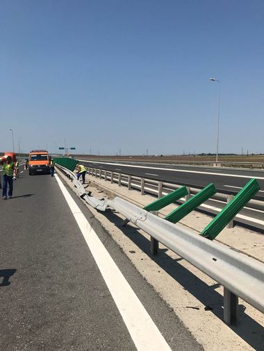 Furtuna a produs pagube însemnate pe autostrada Arad-Timişoara şi pe drumurile naţionale din vest