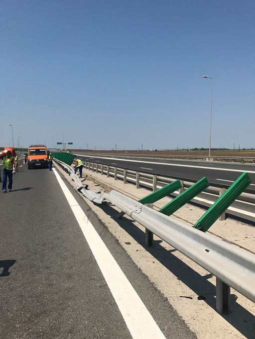 Furtuna a produs pagube însemnate pe autostrada Arad-Timişoara şi pe drumurile naţionale din vest