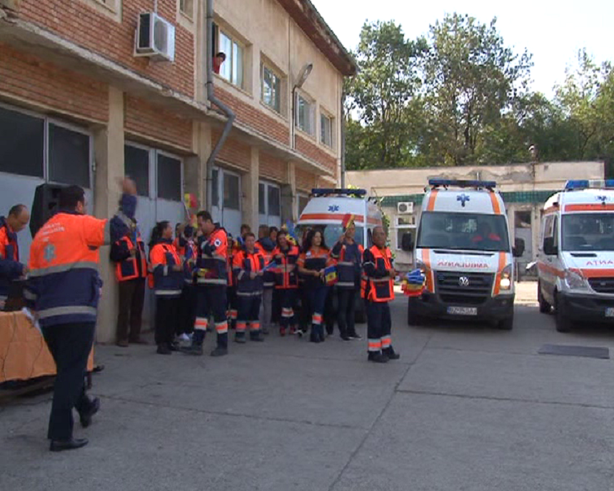 Protest al angajaţilor de la ambulanţă şi în Buzău şi Vrancea
