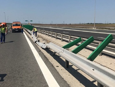 Lucrări pe Autostrada Soarelui, în zona Drajna