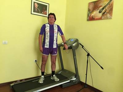 Nicolae Robu, pe banda de alergat, la cinci luni de la operaţia de hernie inghinală: Ce plăcut e să faci sport