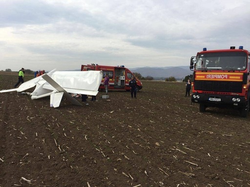 Alba: Avionul de mici dimensiuni implicat în accidentul de la Vinţu de Jos nu era înregistrat 