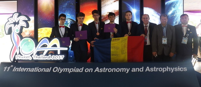 Cinci premii, pentru lotul României la Olimpiada Internaţională de Astronomie şi Astrofizică
