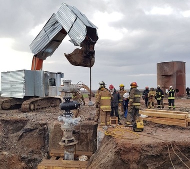 IGSU: Intervenţia la sonda de la Moftinu a fost finalizată, după douăzeci de zile de la izbucnirea incendiului