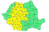 ANM: Cod galben de vânt şi ninsori abundente, la munte; în zonele joase se va semnala polei, avertizarea vizând, în total, 23 de judeţe 