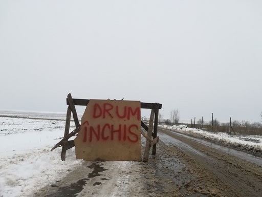 ISU Galaţi: Un drum judeţean este închis, iar şase localităţi nu au curent electric