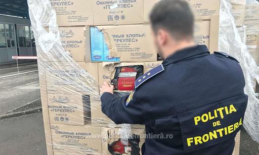 Aproape 5 milioane de ţigări, confiscate de poliţiştii de frontieră în 2017; în total, s-au constatat peste 16.000 de fapte ilegale