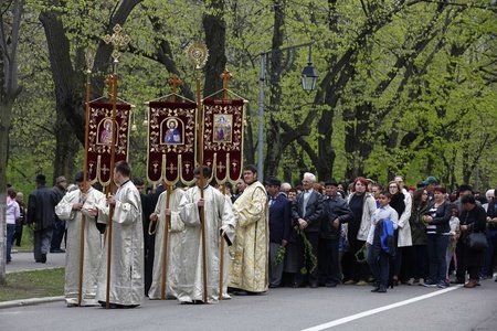 Procesiune ortodoxă de Florii, astăzi, în Capitală, pe traseul Mânăstirea Radu Vodă – Catedrala Patriarhală. Restricţii de trafic începând cu 15.30