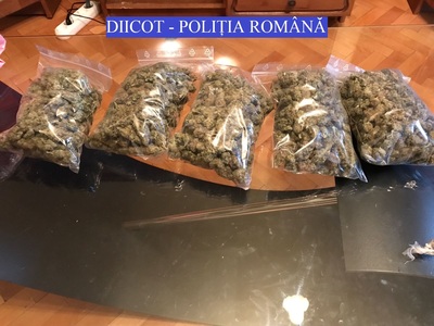 Tânăr din Cluj, reţinut de poliţişti după ce a luat un colet cu aproximativ 10 kilograme de cannabis ce fusese transportat cu un autocar din Spania