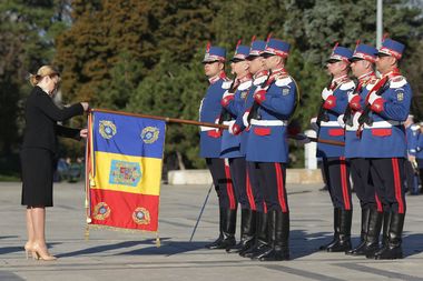 Carmen Dan, la manifestările de Ziua Jandarmeriei: Există înţelegere şi preocupare pentru a acoperi cât mai repede nevoile Jandarmeriei. FOTO