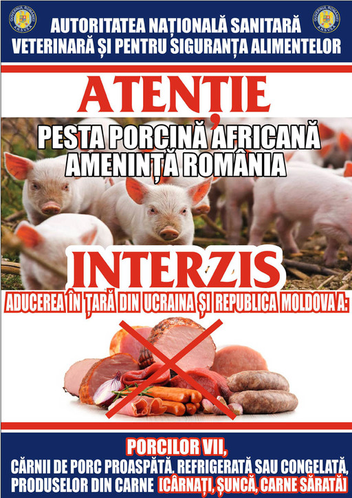 Virusul pestei porcine africane, depistat în cârnat confiscat la Vama Halmeu, unde a fost găsit şi salam contaminat