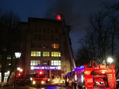 Un nou incendiu la Institutul de Boli Cardiovasculare din Iaşi