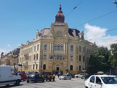 Palatul Apelor din Timişoara a fost inaugurat după o investiţie în reabilitarea acestuia de trei milioane de euro, bani din bugetul naţional. FOTO